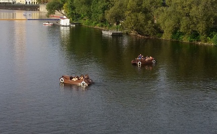 Swimming cars